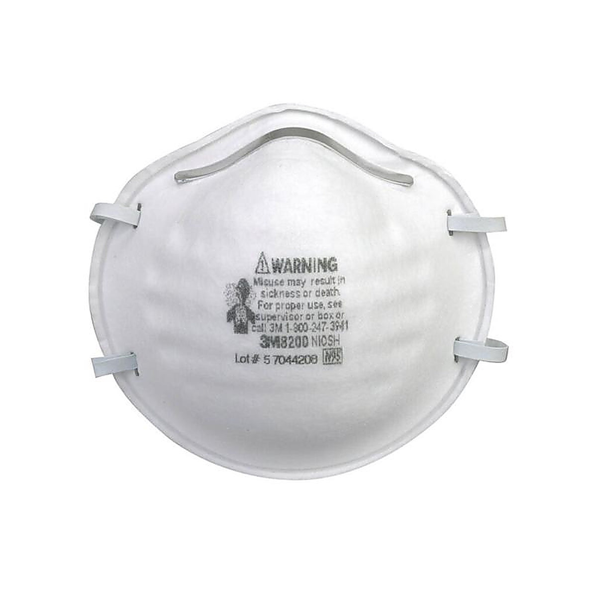 3M - 8200H40-DC - N95 Disposable Particulate Respirator White 40 Pack
