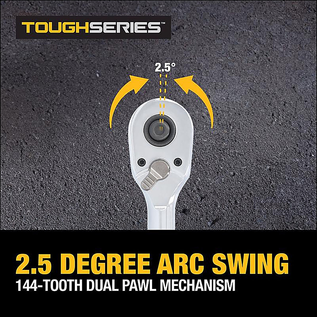 DeWalt - DWMT45020 - Toughseries 3/8 In. Drive Quick-Release Ratchet 144 Teeth