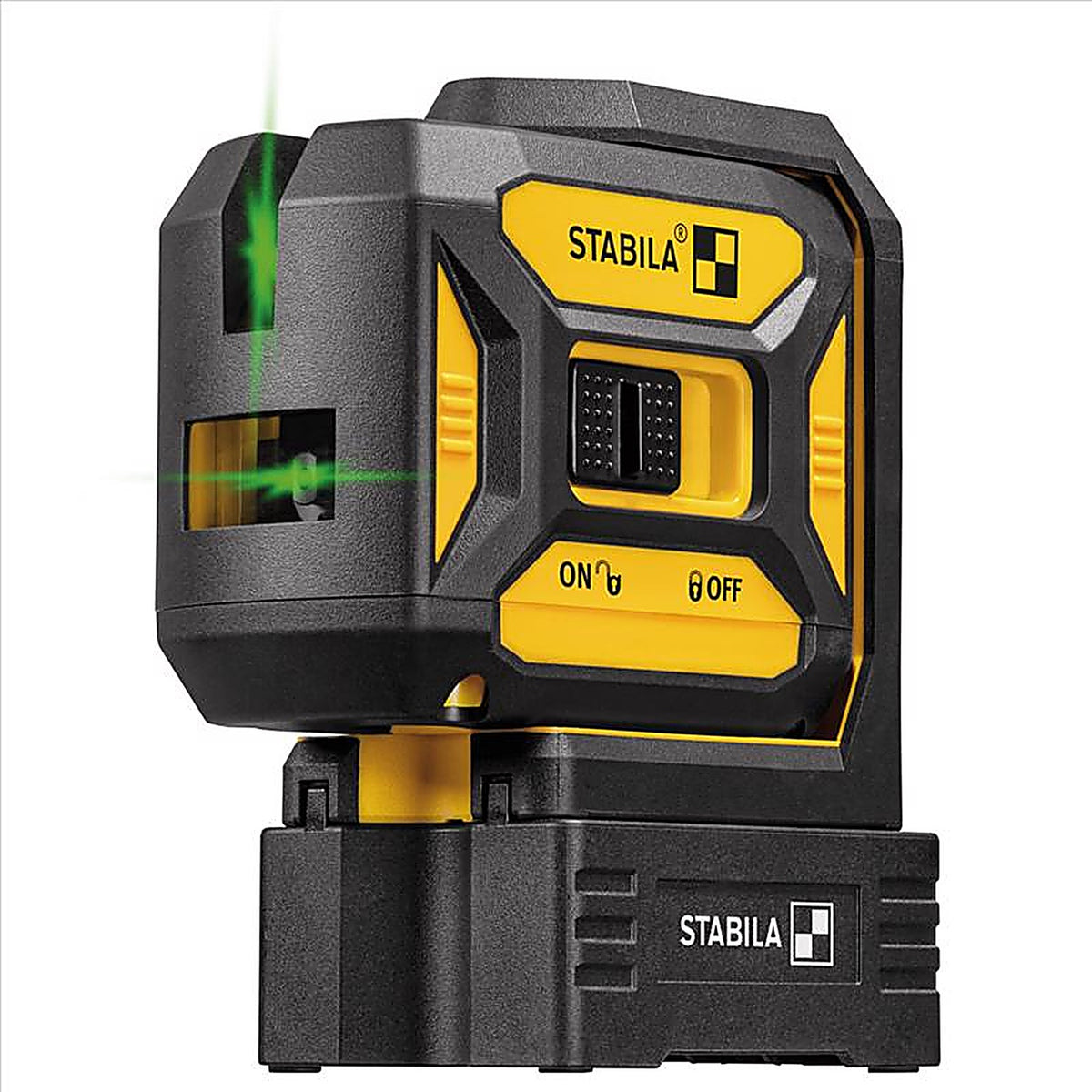 Stabila - 03190 - 4 Beam Self Leveling Crossline & Plumb Dot Cross-Line Laser Kit 30 Ft. 1 Piece