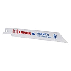 Lenox Tools 20564614R Metal Cutting Reciprocating Saw Blades, 6in. x 3/4in. x .035in. , 14 TPI, 5/Pack