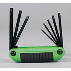 Eklind Tool 25581 Ergo-Fold T8-T40 Fold-Up Torx Hex Key Set Multi-Size in. 8/pc.