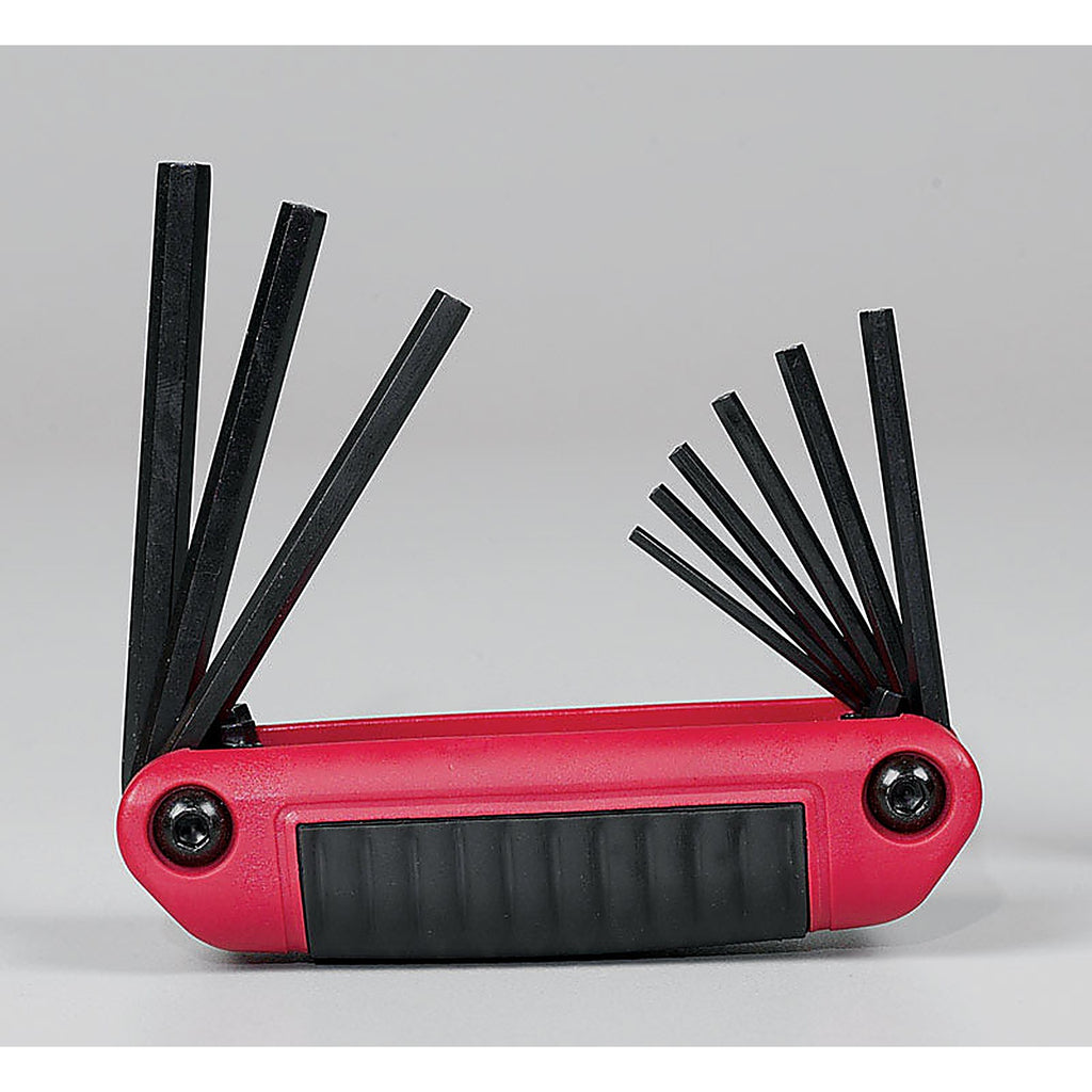 Eklind Tool 25911 5/64in. to 1/4in. SAE Ergo Fold Hex Key Set Multi-Size in. 9/pc.
