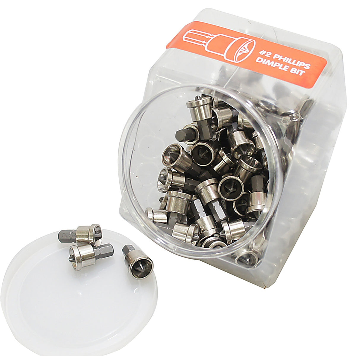 Best Way Tools 83150 Phillips 2 x 1 in. L Dimple Bit Carbon Steel 100/pc.