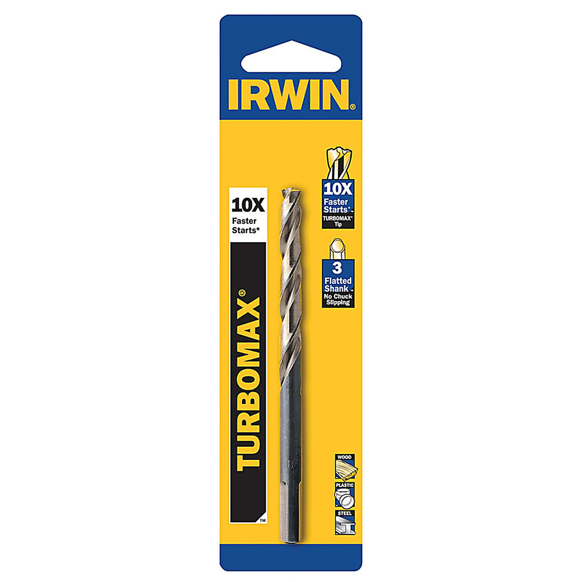 Irwin 73310 Turbomax 5/32 in. x 3-1/8 in. L High Speed Steel Drill Bit 1/pc.
