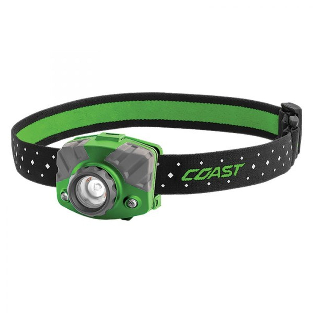 Coast 20619 FL75R Rechargeable Pure Beam Focusing Headlamp, Green