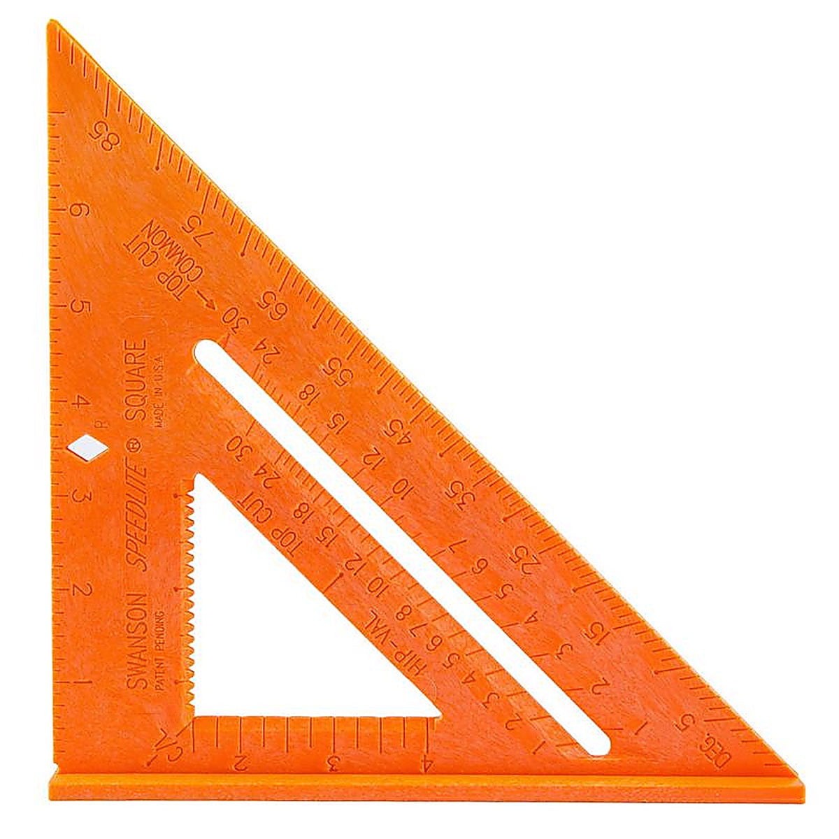 Swanson - T0118 - Speedlite 8.125 In. L X .875 In. H Plastic Speed Square