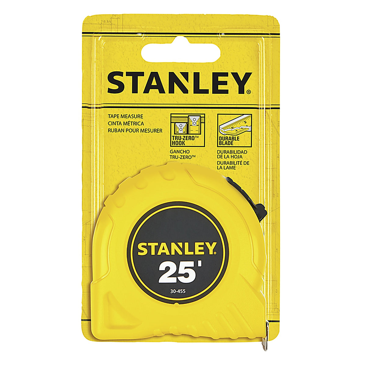 Stanley 30-455 25 ft. L x 1 in. W Tape Measure 1/Pack