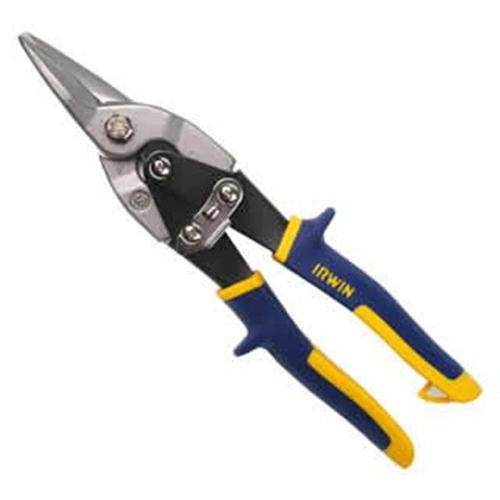 IRWIN 2073113 Aviation Utility Snips, Cuts Straight & Wide Curves, 10in.