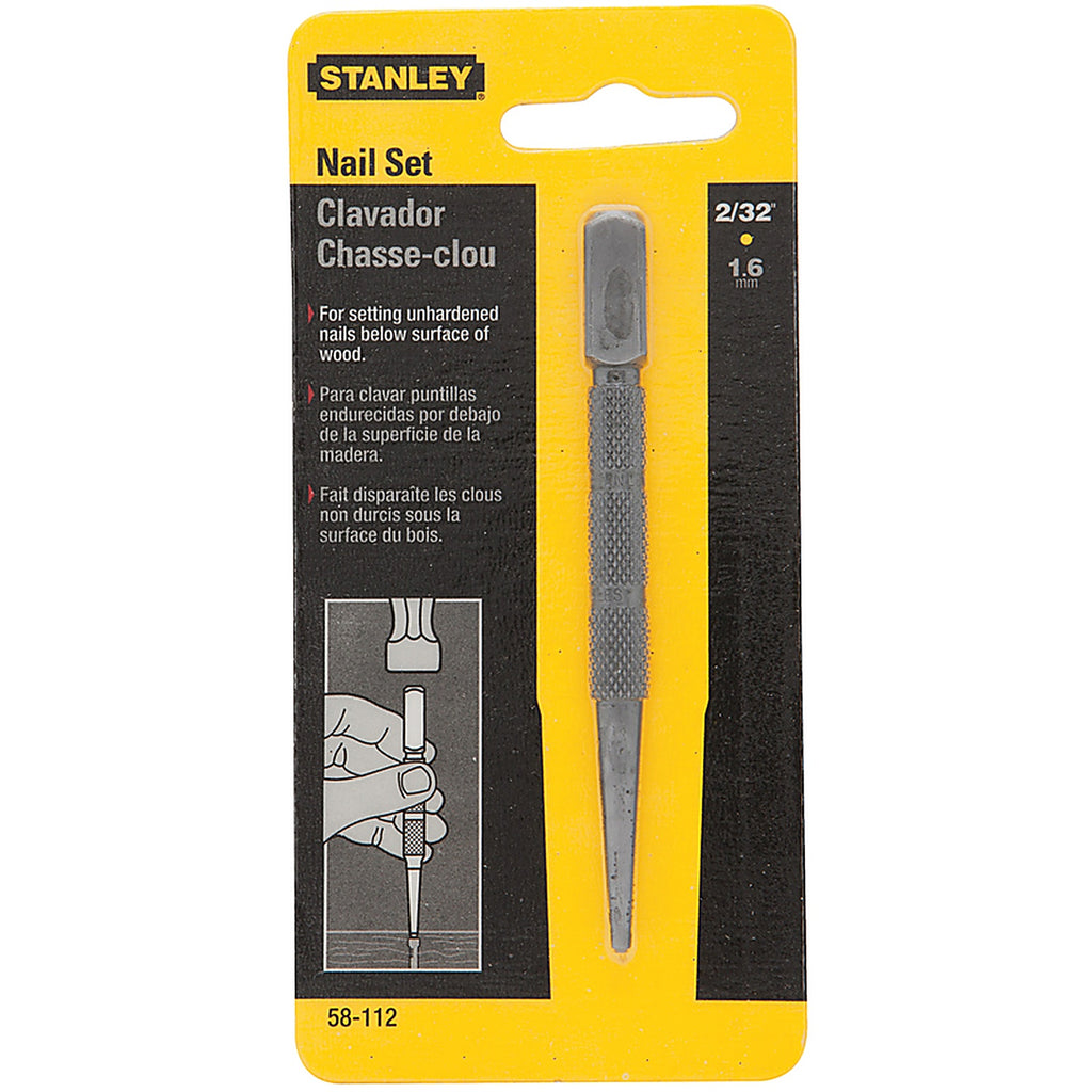 Stanley 58-112 2/32 in. Nail Set 1/pc.