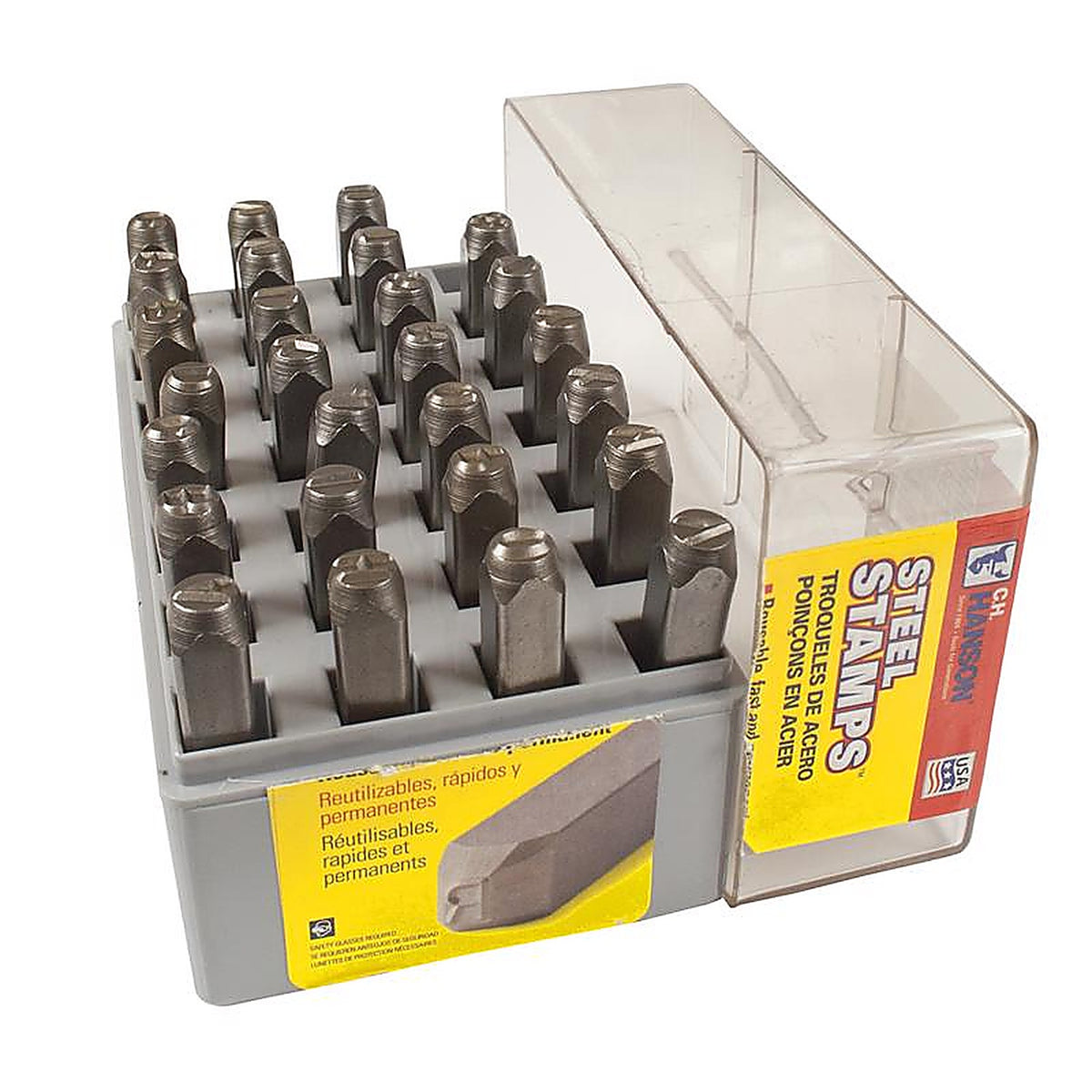 C.H. Hanson 20300 1/4 in. Letter Stamp Set 27/pc.