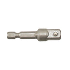 Best Way Tools 84073 Adapter Hex/Square 1/4 x 2 in. L Socket Adapter Carbon Steel 100/pc.
