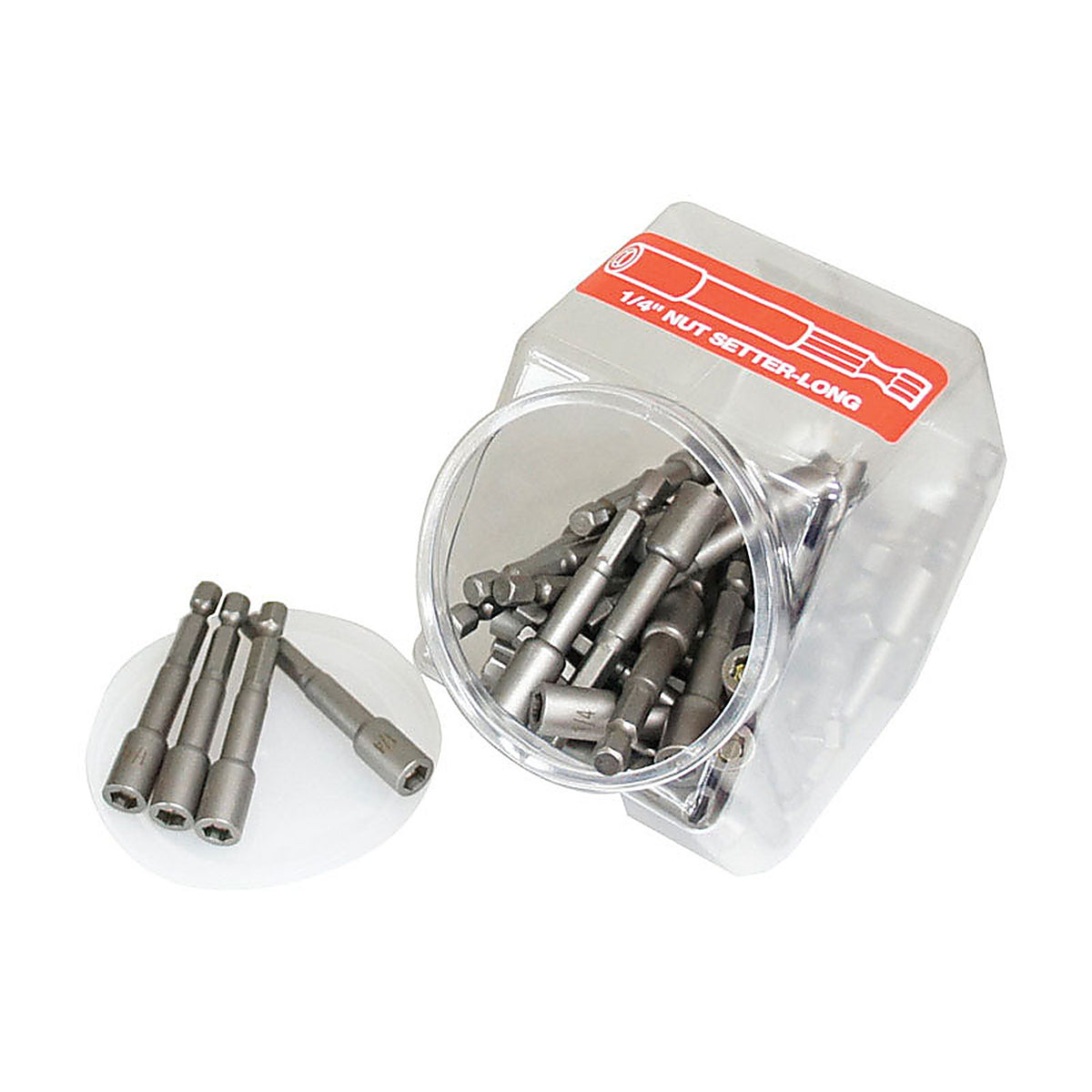 Best Way Tools 84064 1/4 x 2 9/16 in. L Steel Magnetic Nut Setter 1