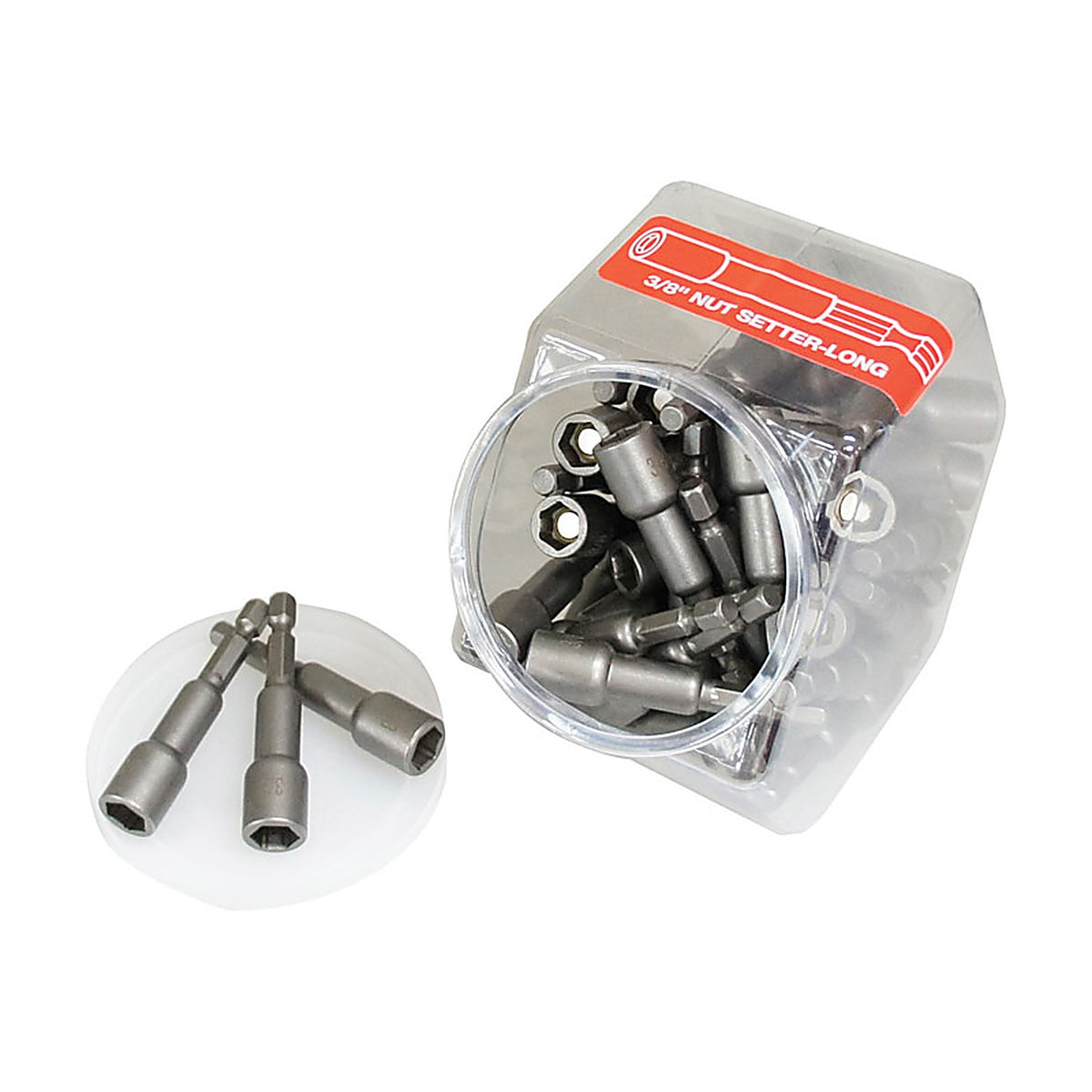 Best Way Tools 84066 3/8 x 2-9/16 in. L Steel Magnetic Nut Setter 50