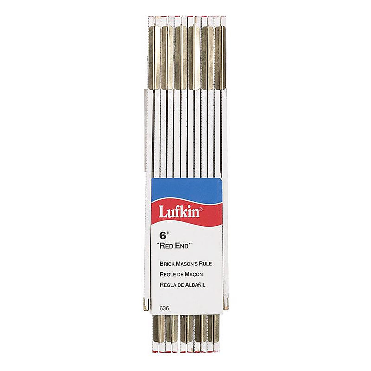 Crescent - 636LLN - Lufkin 6 In. L X 5/8 In. W Wood Folding Masonry Rule SAE