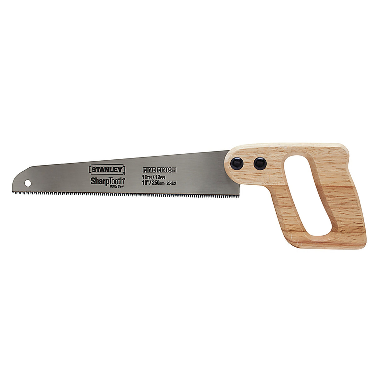 Stanley 20-221 SharpTooth 10 in. Carbon Steel Multi Hand Saw 11 TPI 1