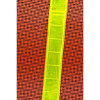 C.H. Hanson 55150 Reflective Polyester Mesh Safety Vest Orange One Size Fits All