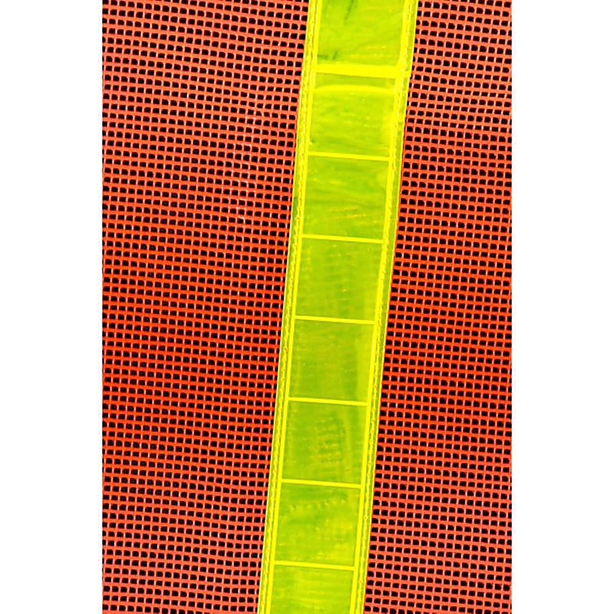 C.H. Hanson 55150 Reflective Polyester Mesh Safety Vest Orange One Size Fits All