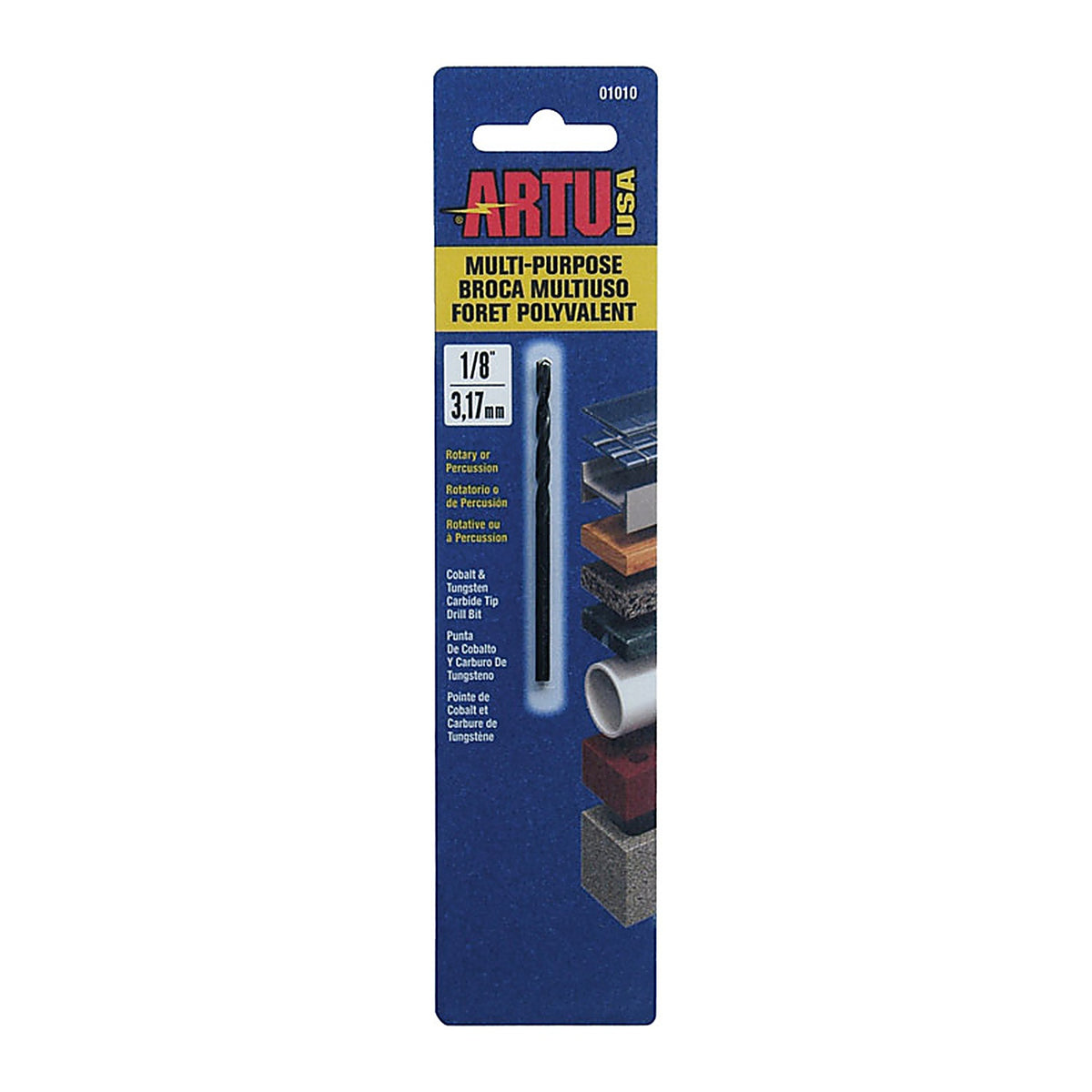 Artu 1010 1/8 in. x 2-5/8 in. L Tungsten Carbide Tipped Drill Bit 1/pc.