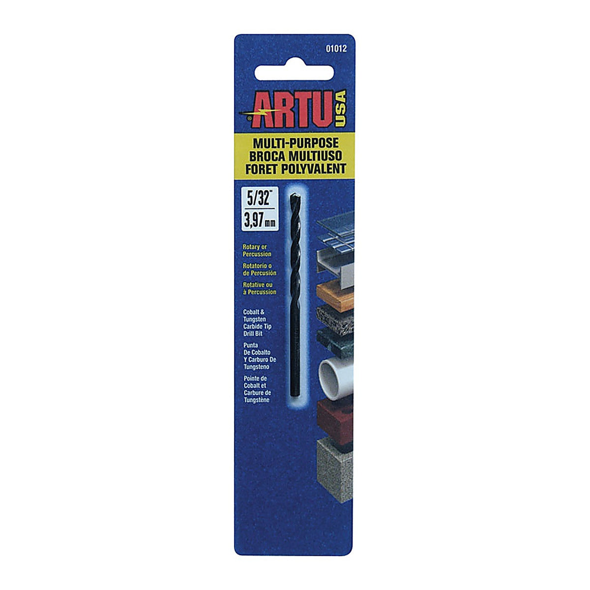Artu 1012 5/32 in. x 3-1/8 in. L Tungsten Carbide Tipped Drill Bit 1/pc.