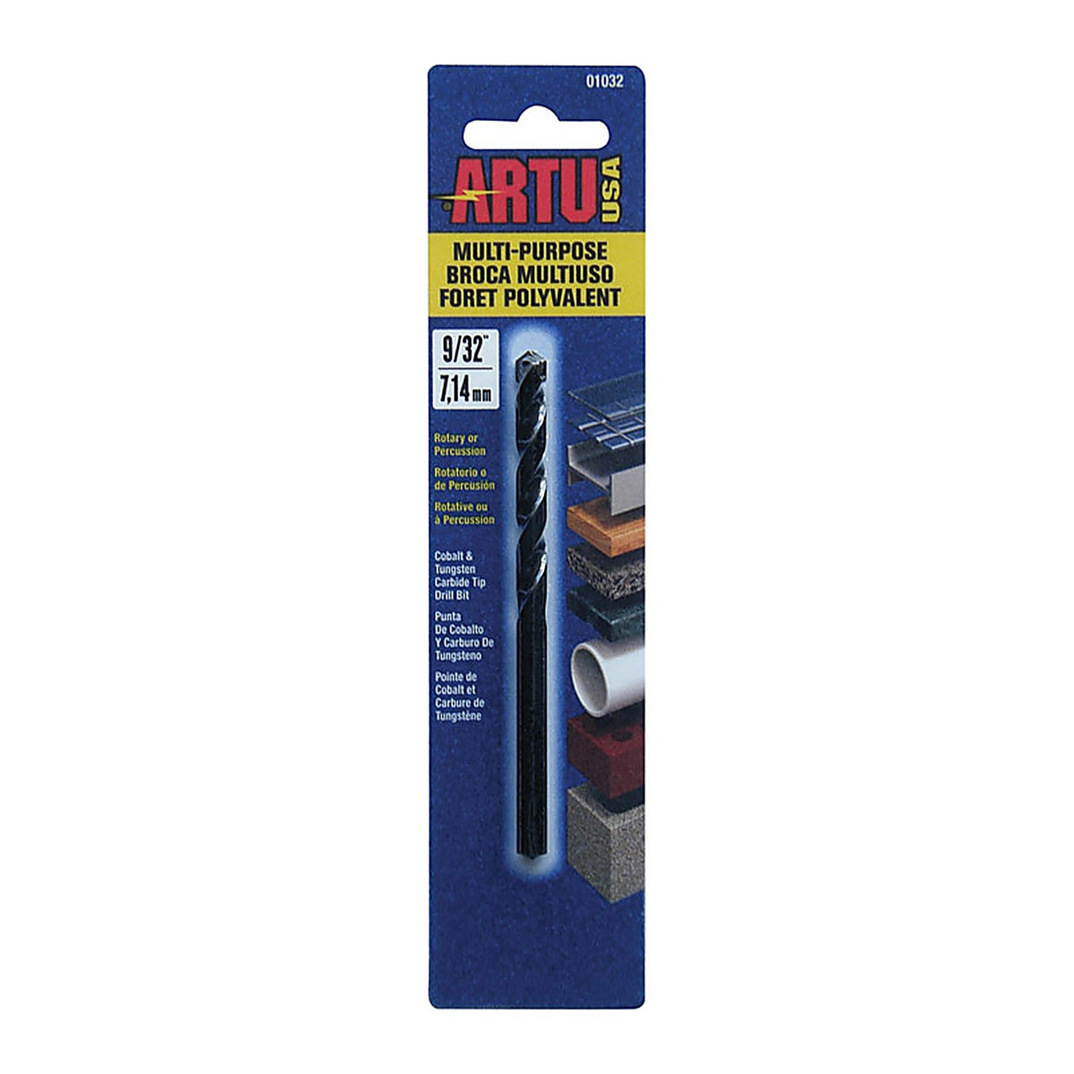Artu 1032 9/32 in. x 4-3/8 in. L Tungsten Carbide Tipped Drill Bit 1/pc.