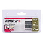 Arrow Fastener BN1816WCS BN18 18 Ga. x 1 in. L Galvanized Steel Brad Nails 2000/Pack 0.95 lb.
