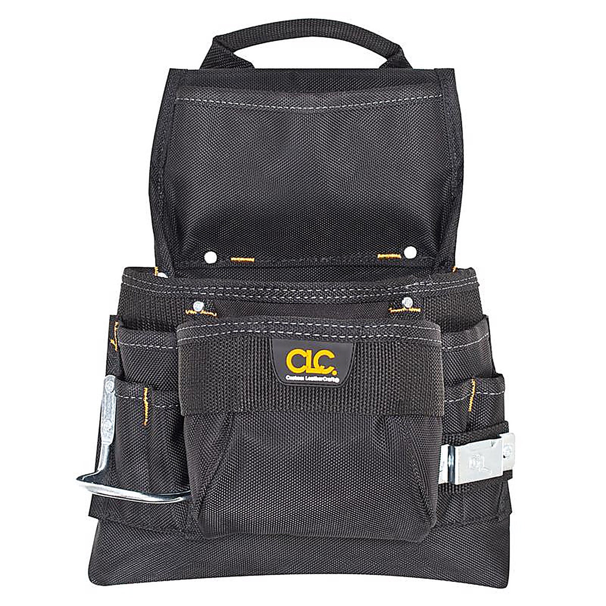 CLC - 5833 - 5 In. W X 15.25 In. H Ballistic Polyester Tool Bag 9 Pocket Black 1 Piece