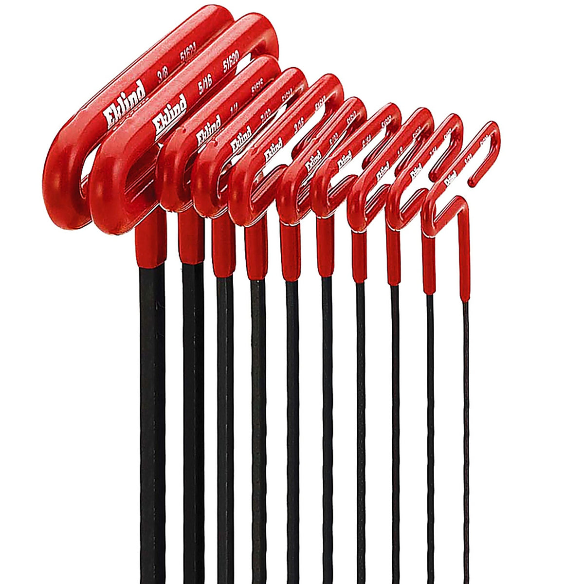 Eklind - 50160 - 3/32 to 3/8 In. SAE T-Handle HEX Key Set 10 Piece