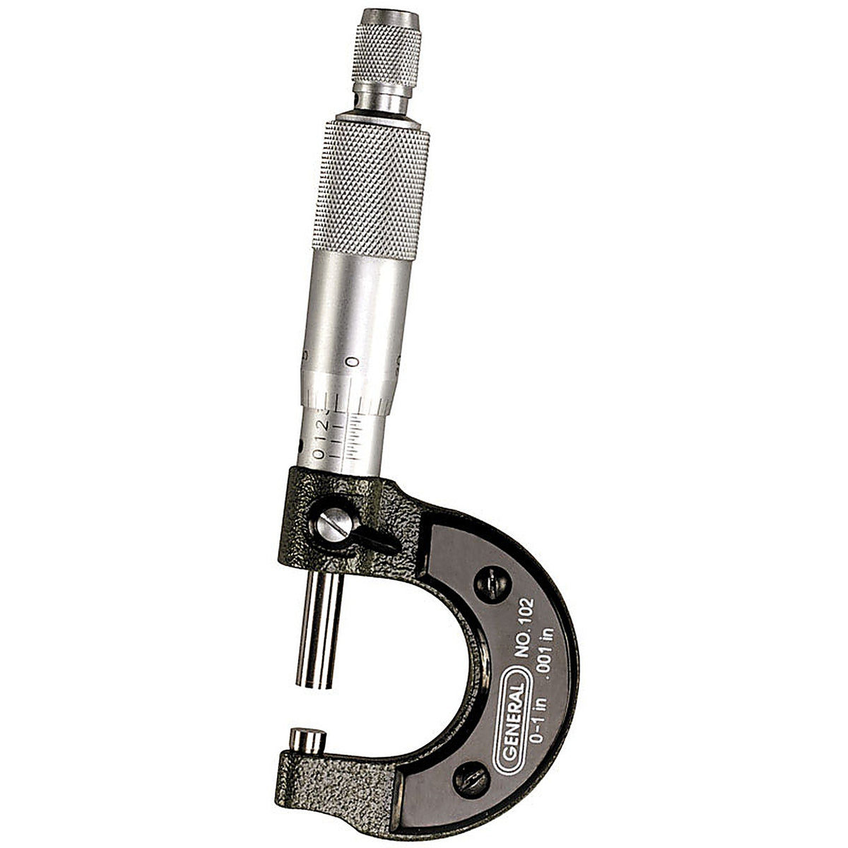General Tools 102 14-7/16 in. L Locking Utility Micrometer 1/pc.