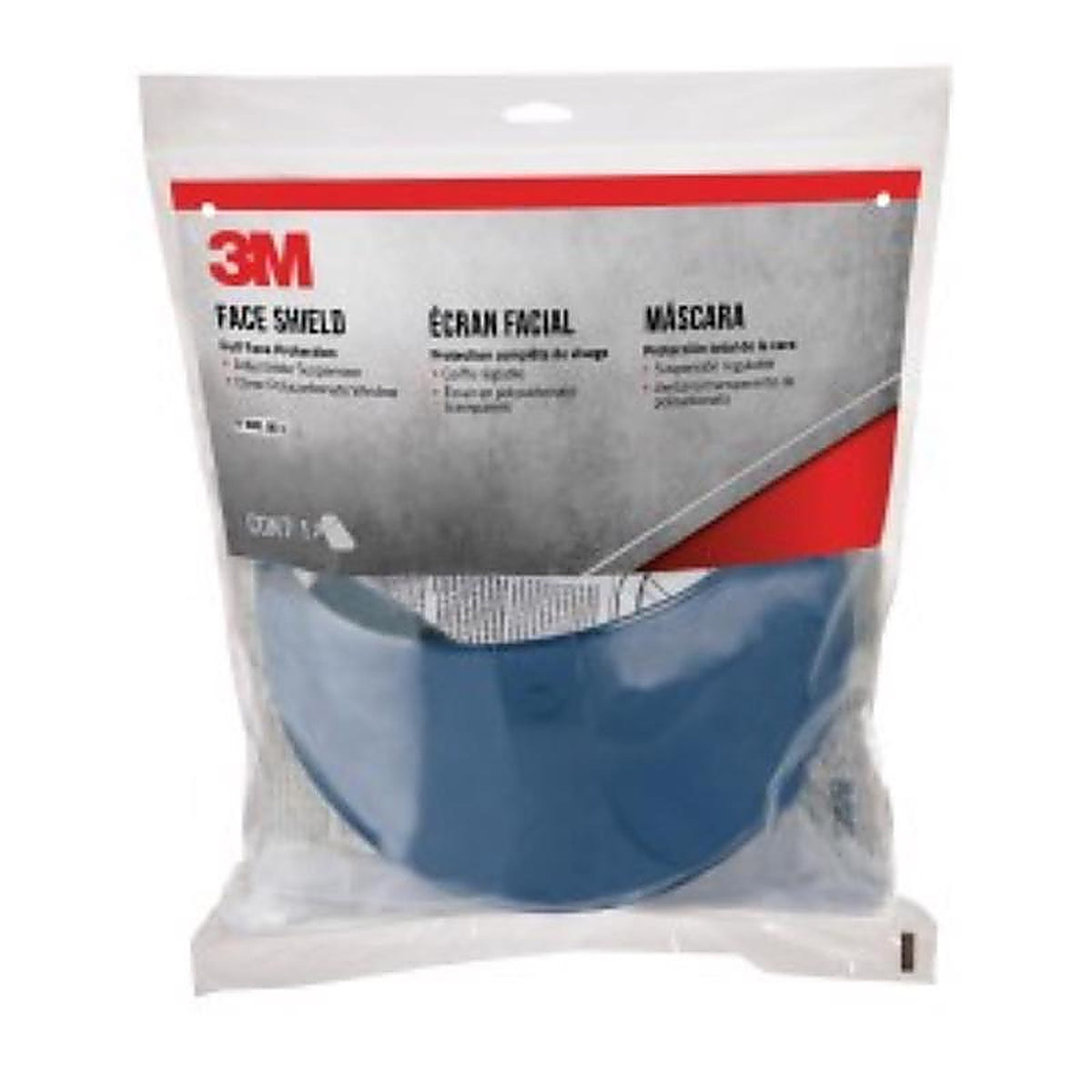 3M 90028H1-DC Face Shield Clear Lens Blue Frame 1 pc