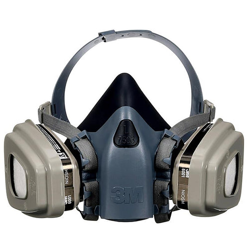 3M 7513PA1-A-PS P95 Half Face Respirator Valved Blue L 1 pc