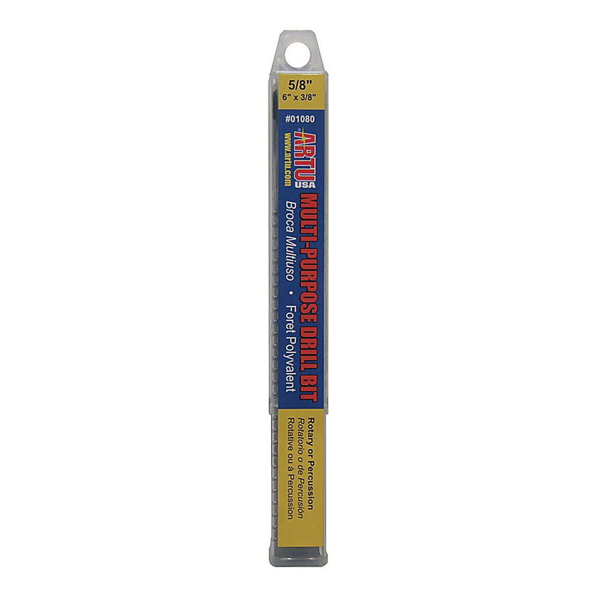Artu 1080 5/8 in. x 6-1/8 in. L Tungsten Carbide Tipped Drill Bit 1/pc.