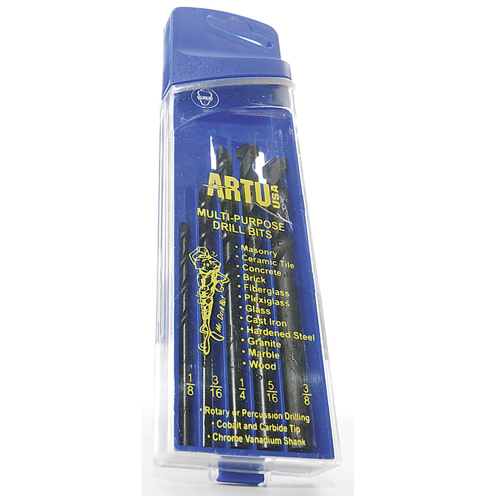 Artu 1505 Tungsten Carbide Tipped Drill Bit Set 5/pc.