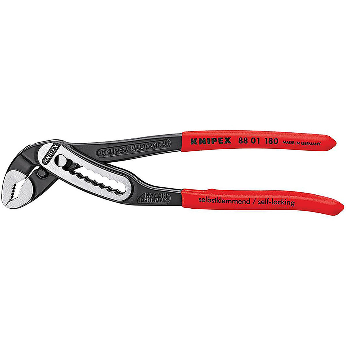 Knipex - 88 01 180 SBA - Alligator 7.25 In. Chrome Vanadium Steel Water Pump Pliers