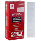 Senco AX15EAA 1-1/4 in. 18 Ga. Straight Strip Brad Nails Smooth Shank 5000/Pack