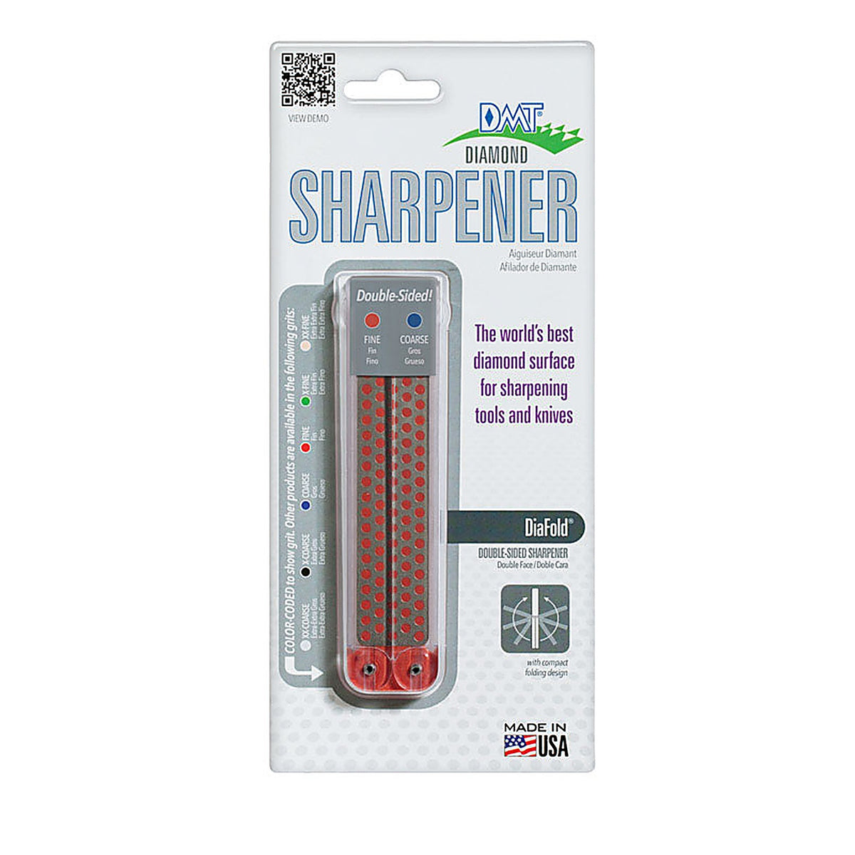 DMT - FWFC - Diafold 5 In. L Diamond Double-Sided Sharpener 600 Grit 1 Piece
