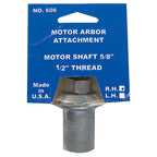 Chicago Die Casting 606-6 3 inch in. L Work Arbor 5/8 in. 1/pc.