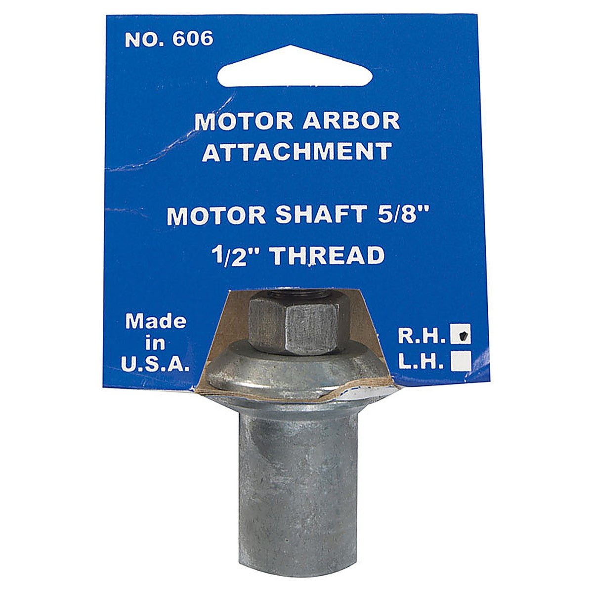 Chicago Die Casting 606-6 3 inch in. L Work Arbor 5/8 in. 1/pc.