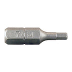 Best Way Tools 86806 Hex 7/64 x 1 in. L Screwdriver Bit Carbon Steel 1/pc.