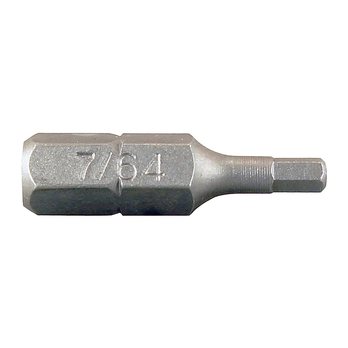 Best Way Tools 86806 Hex 7/64 x 1 in. L Screwdriver Bit Carbon Steel 1/pc.