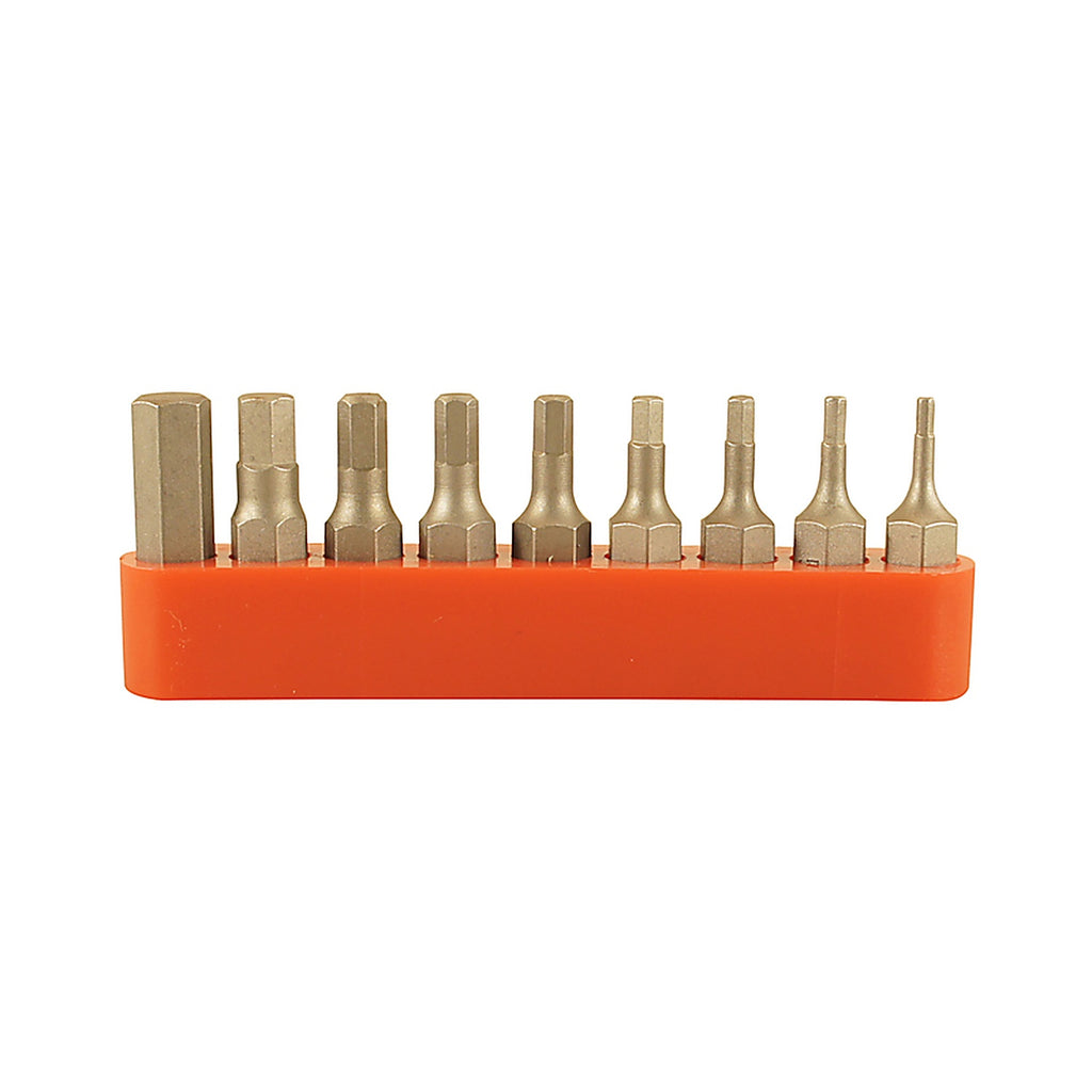 Best Way Tools 86425 Hex Assorted 1/4 x 1 in. L Screwdriver Bit Carbon Steel 9/pc.