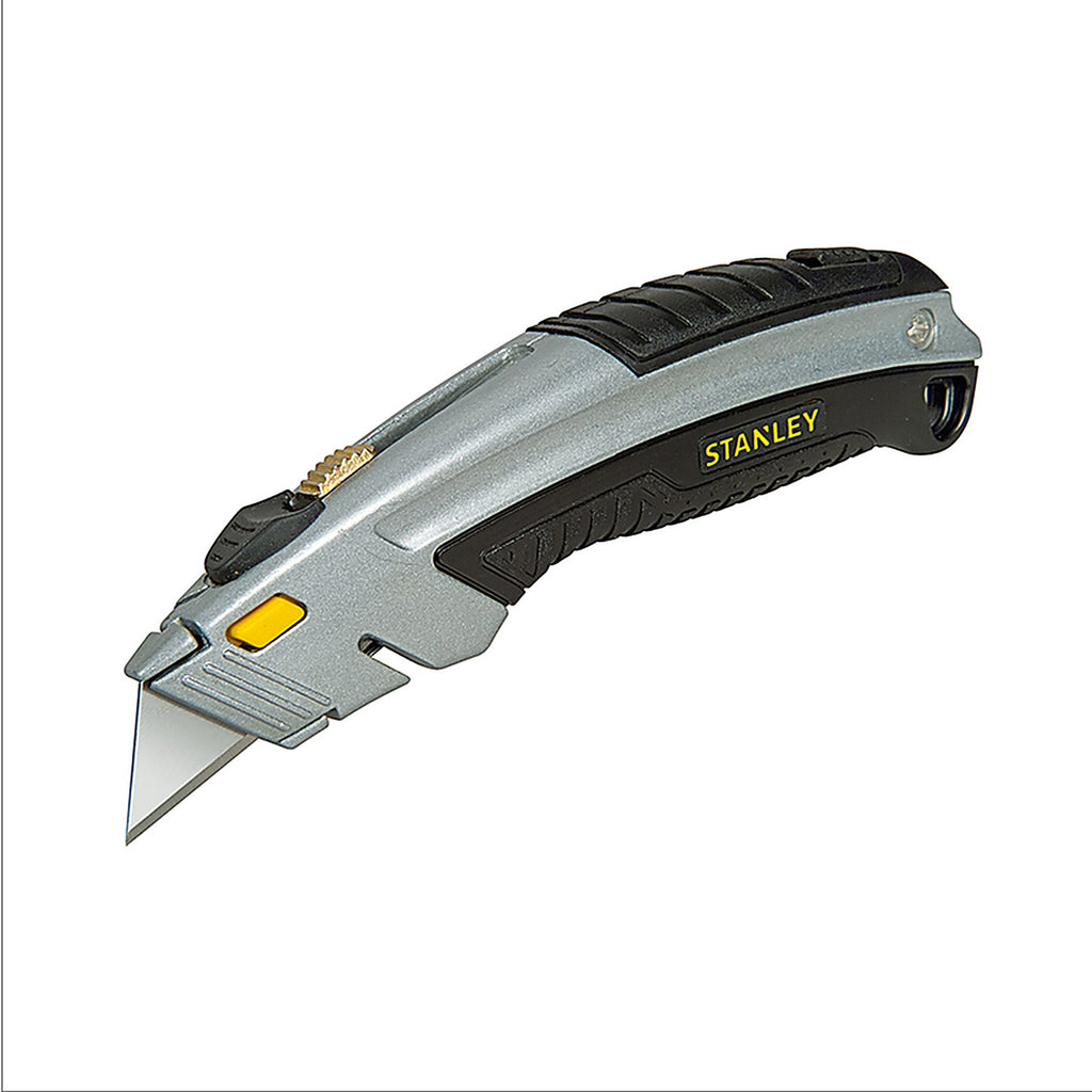 Stanley 10-788 InstantChange 6-5/8 in. Retractable Utility Knife Black/Gray 1/Pack