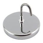Master Magnetics 7218 Handi-Hook 1.25 in. Ceramic Magnetic Hook 20 lb. pull 3.4 MGOe Silver 1/pc.