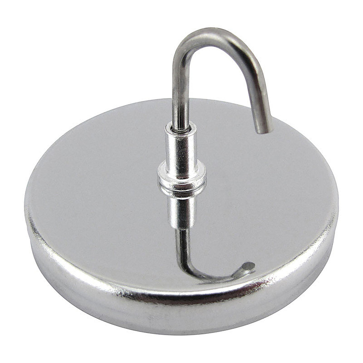 Master Magnetics 7218 Handi-Hook 1.25 in. Ceramic Magnetic Hook 20 lb. pull 3.4 MGOe Silver 1/pc.