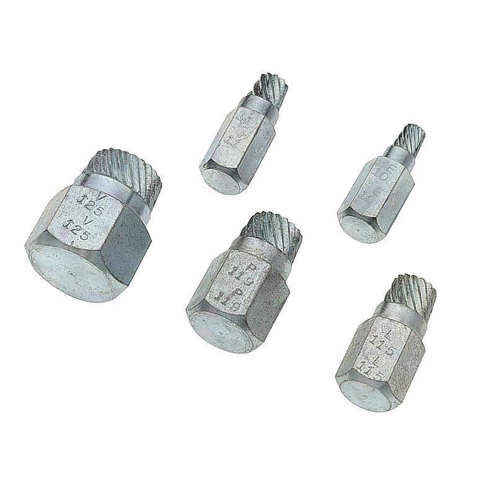 Superior Tool 5250 Steel Bolt Extractor Set 5/pc.