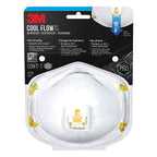 3M 8511PA1-A-PS N95 Paint Sanding Cup Disposable Respirator Pro-Series Valved White One Size Fits All 1 pc