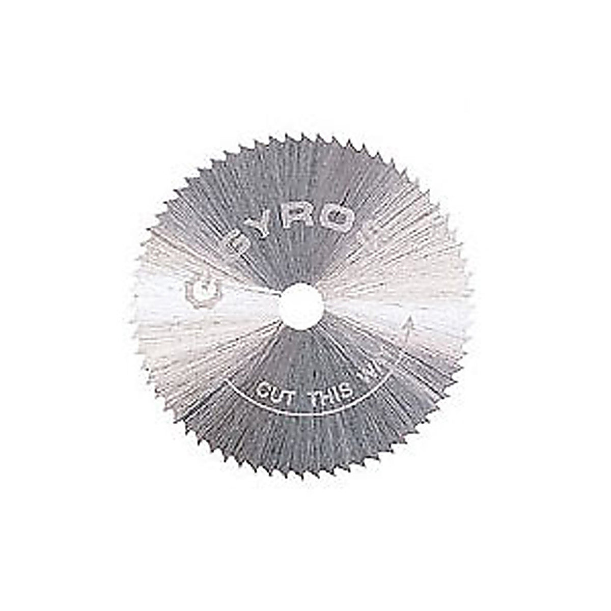 Gyros 81-21015 1 in. Dia. x 1/8 in. Coarse Steel Circular Saw Blade 34 teeth 1/Pack