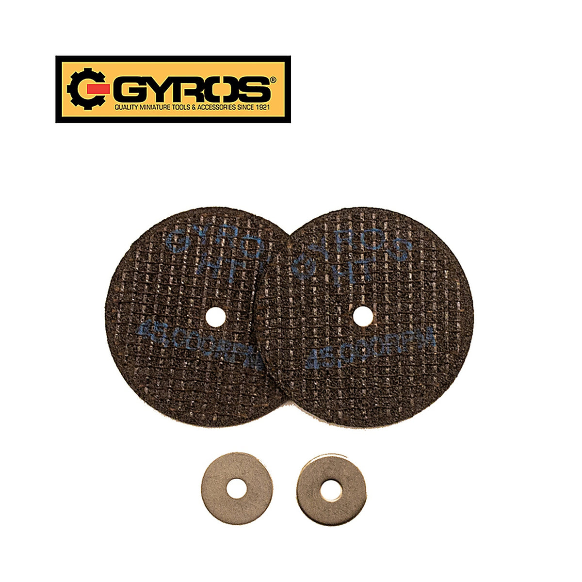 Gyros 11-32156 Fiber Disk HT 1-1/2 in. Dia. x 1/8 in. Fiberglass Cutting Disc 2/pc.