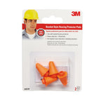 3M 90538-2-10DC 28 dB Polyurethane Foam Band Ear Plugs Orange 2 pair