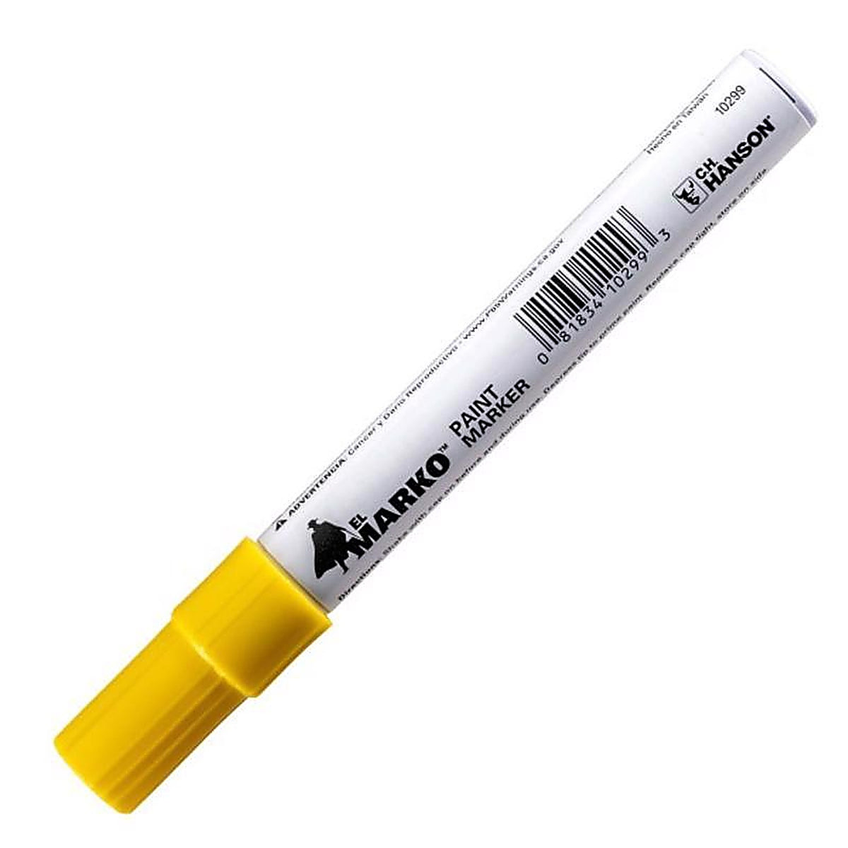 C.H. Hanson - 10299 - El Marko Yellow Valve Tip Paint Marker 1 Piece