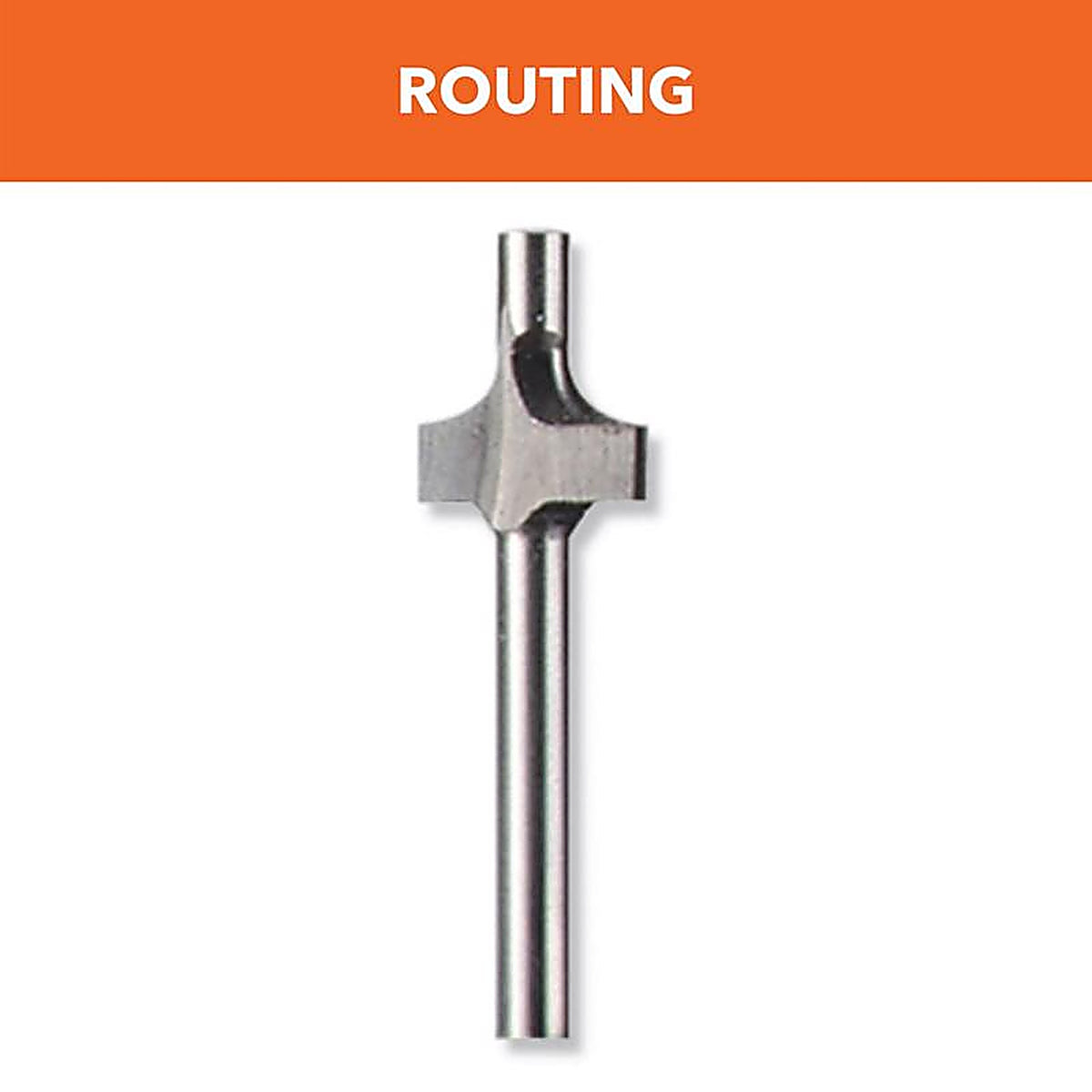 Dremel - 615 - 1/8 In. D X 1/8 In. X 2-3/4 In. L High Speed Steel 2-Flute Corner Rounding Router Bit